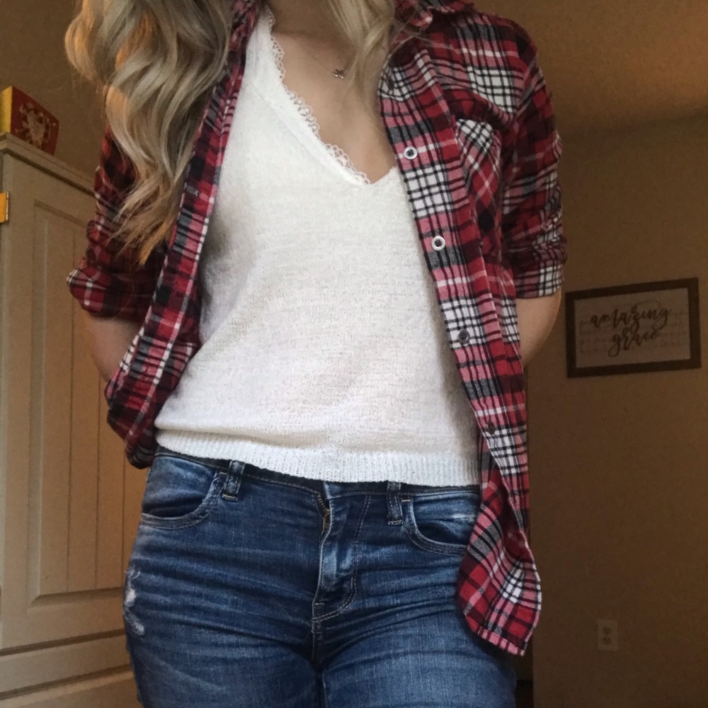LA Hearts flannel